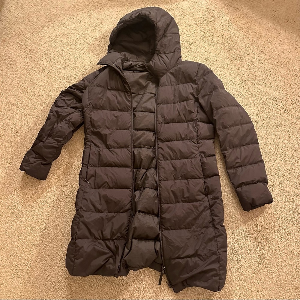 Uniqlo puffer down long jacket
